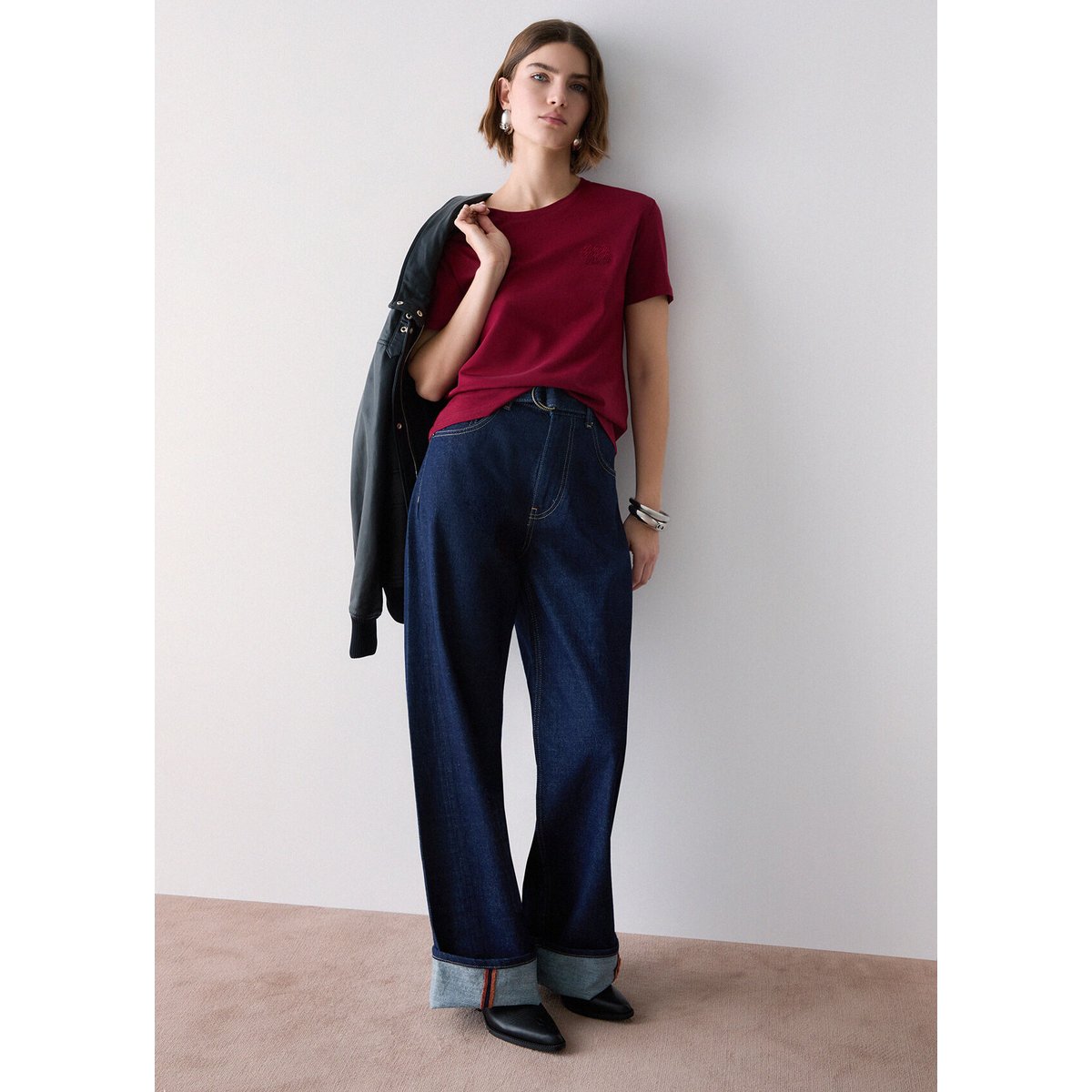 T-shirt imprimé rouge, LIU JO