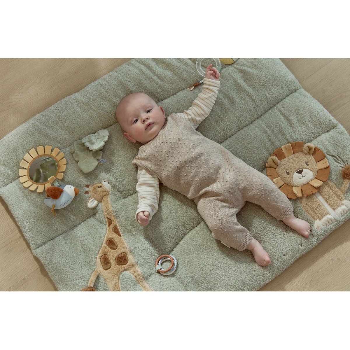 Tapis de parc jaune, vert, LITTLE DUTCH