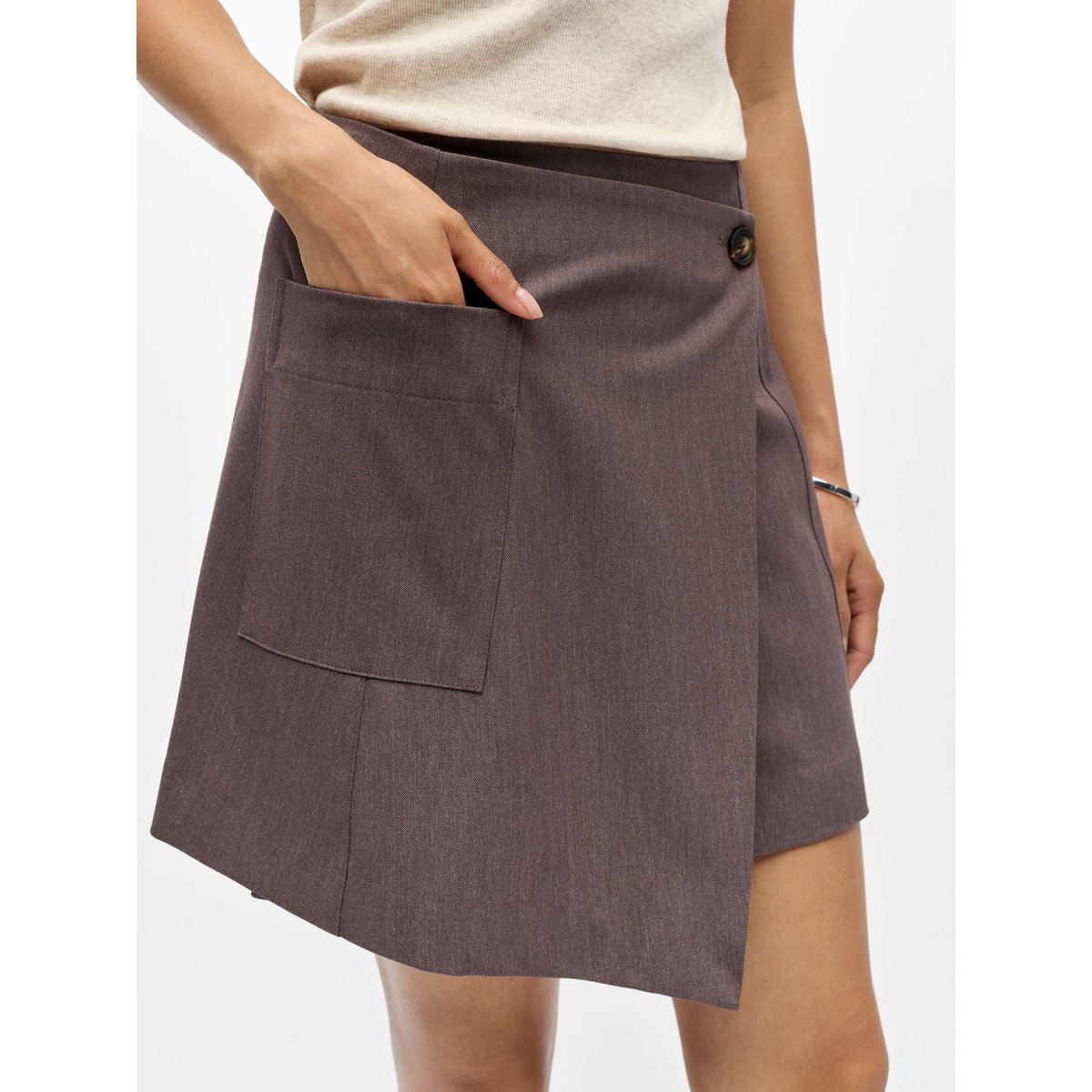 Mini-Jupe marron - seal brown1, OBJECT