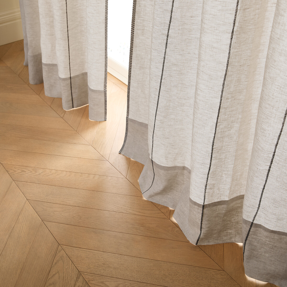 Tojos Washed Linen Curtain natural, AM.PM