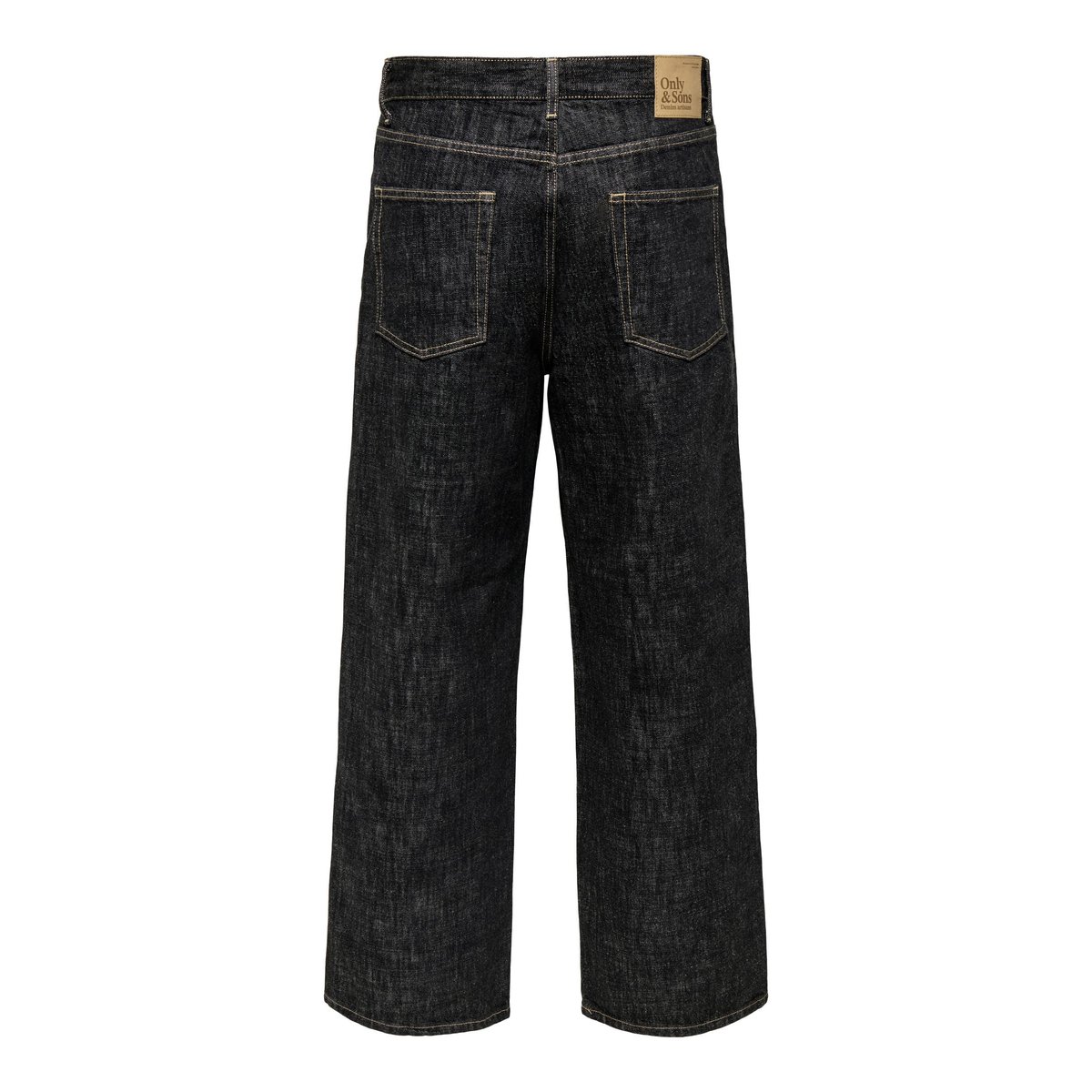 Jean À Jambe Large black denim, ONLY & SONS