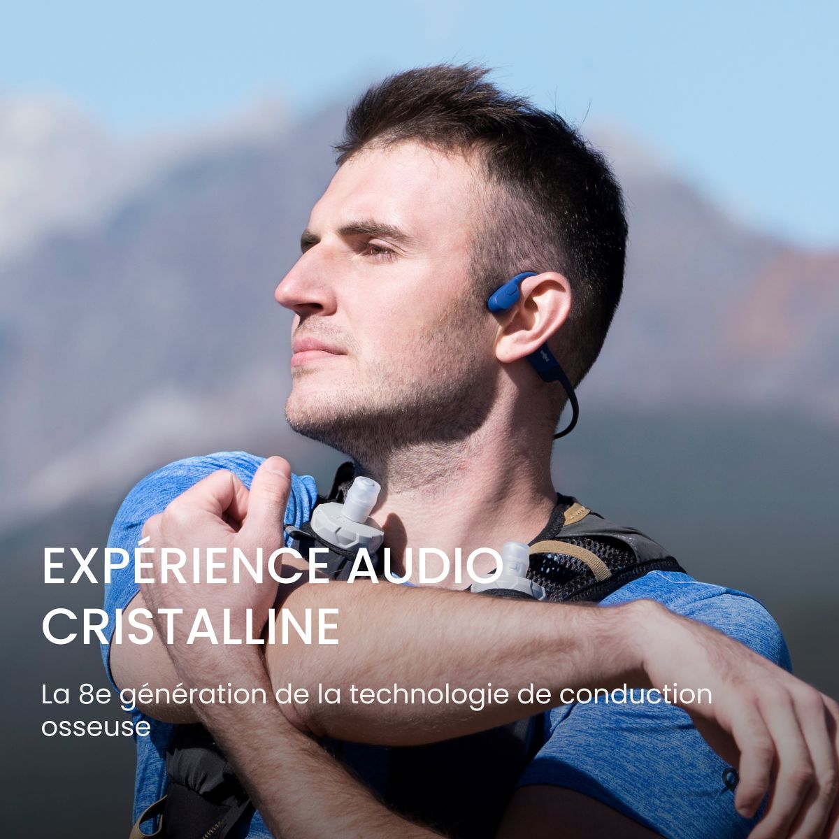Casque OpenRun USB-C Bleu bleu, SHOKZ