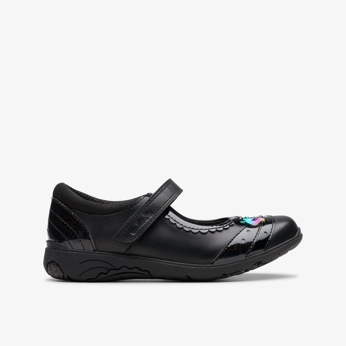 Ballerines Cuir RELDA SPARK K noir, CLARKS