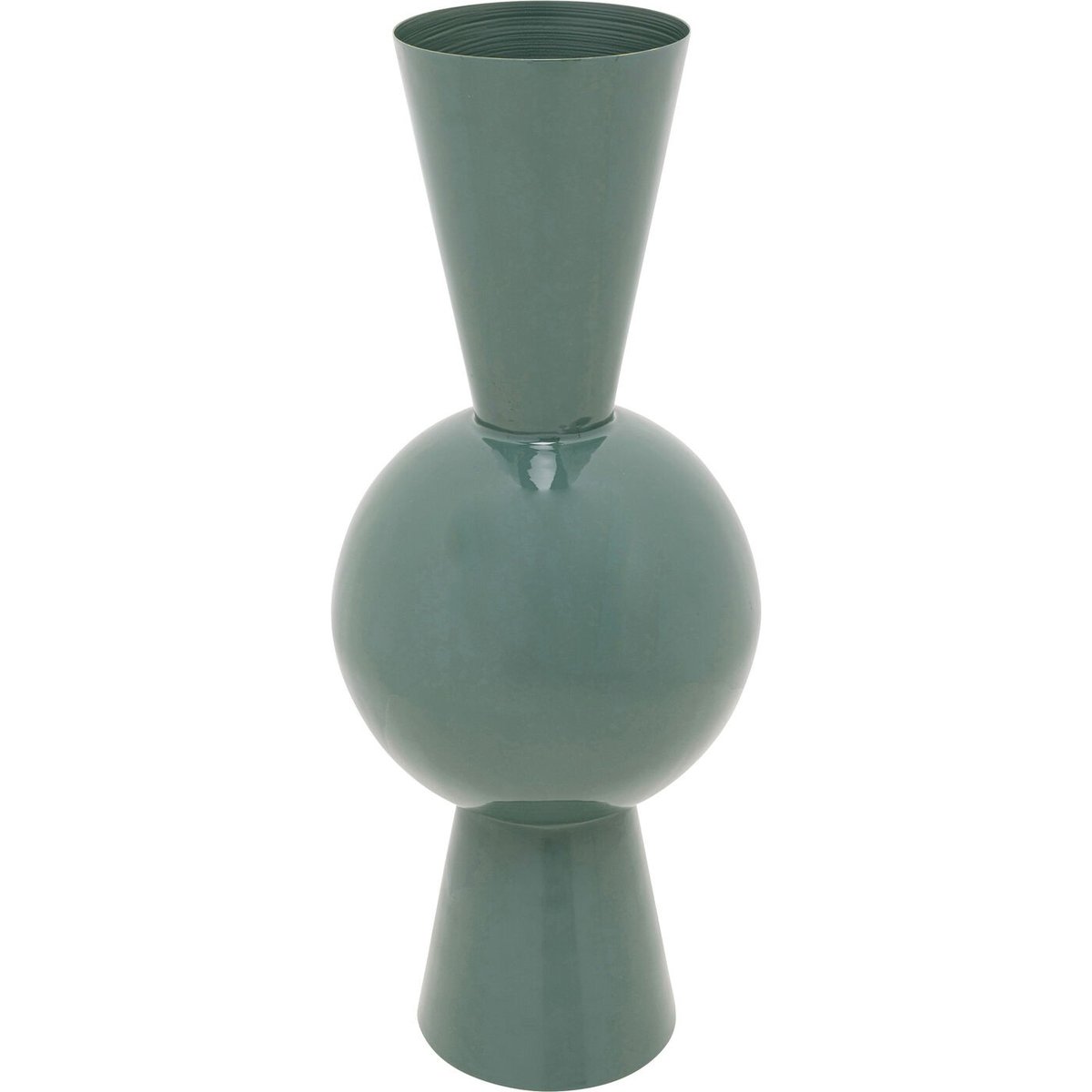 Vase en acier 60cm, BLOW vert, KARE DESIGN