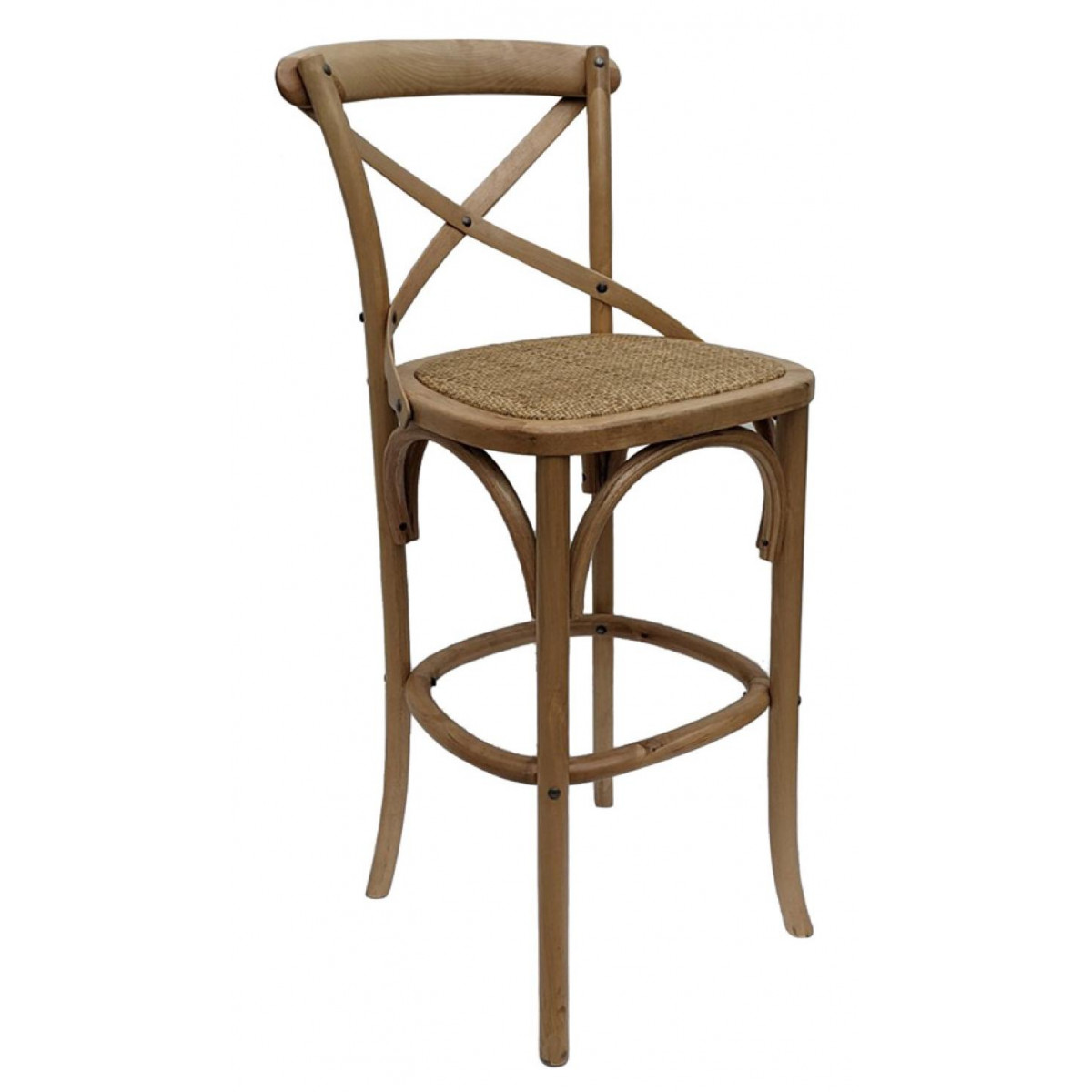 Chaise haute bistrot - RESSOURCES beige, INTERIOR'S