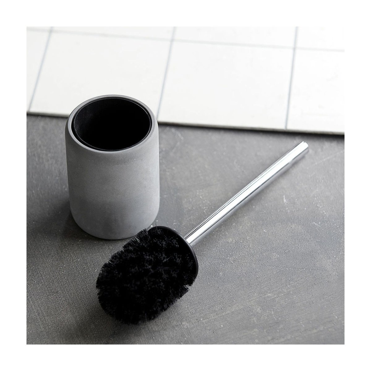 Brosse de Toilette Cement acier, béton fibré, HOUSE DOCTOR
