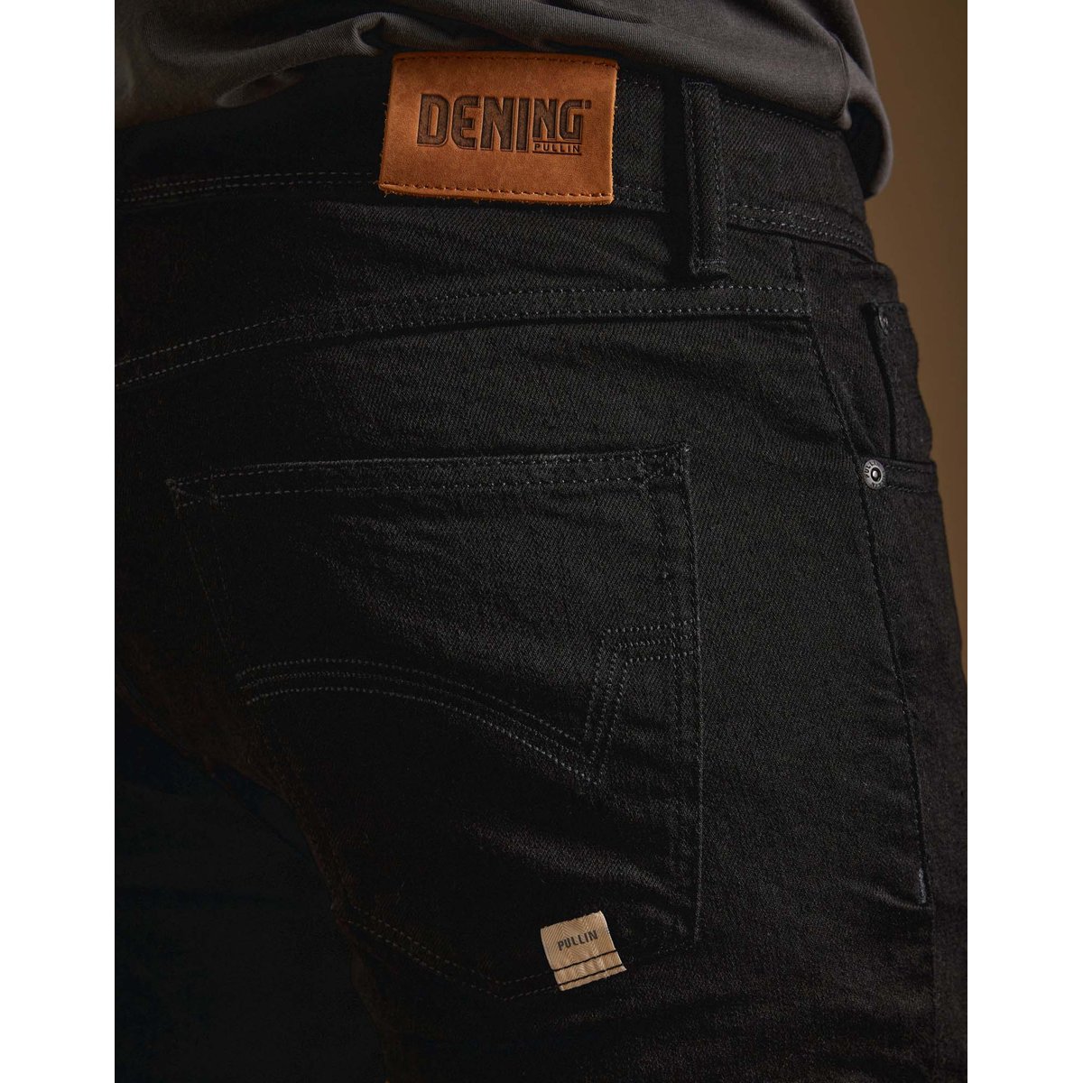 PANTALON REGULAR BLACK noir, PULLIN