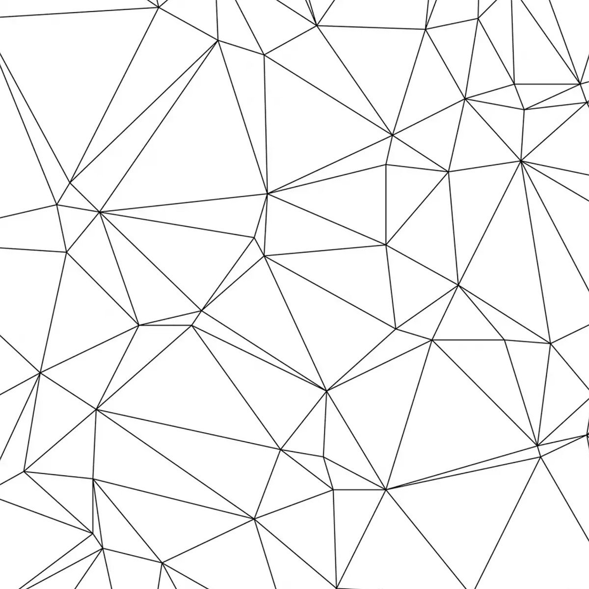 Papier peint polygonal intissé, HEXOA