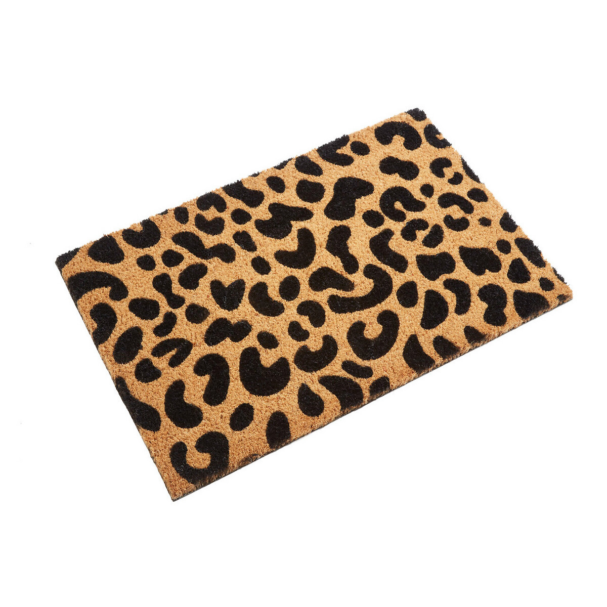 Leopard Print Coir Doormat multi-coloured, SO'HOME