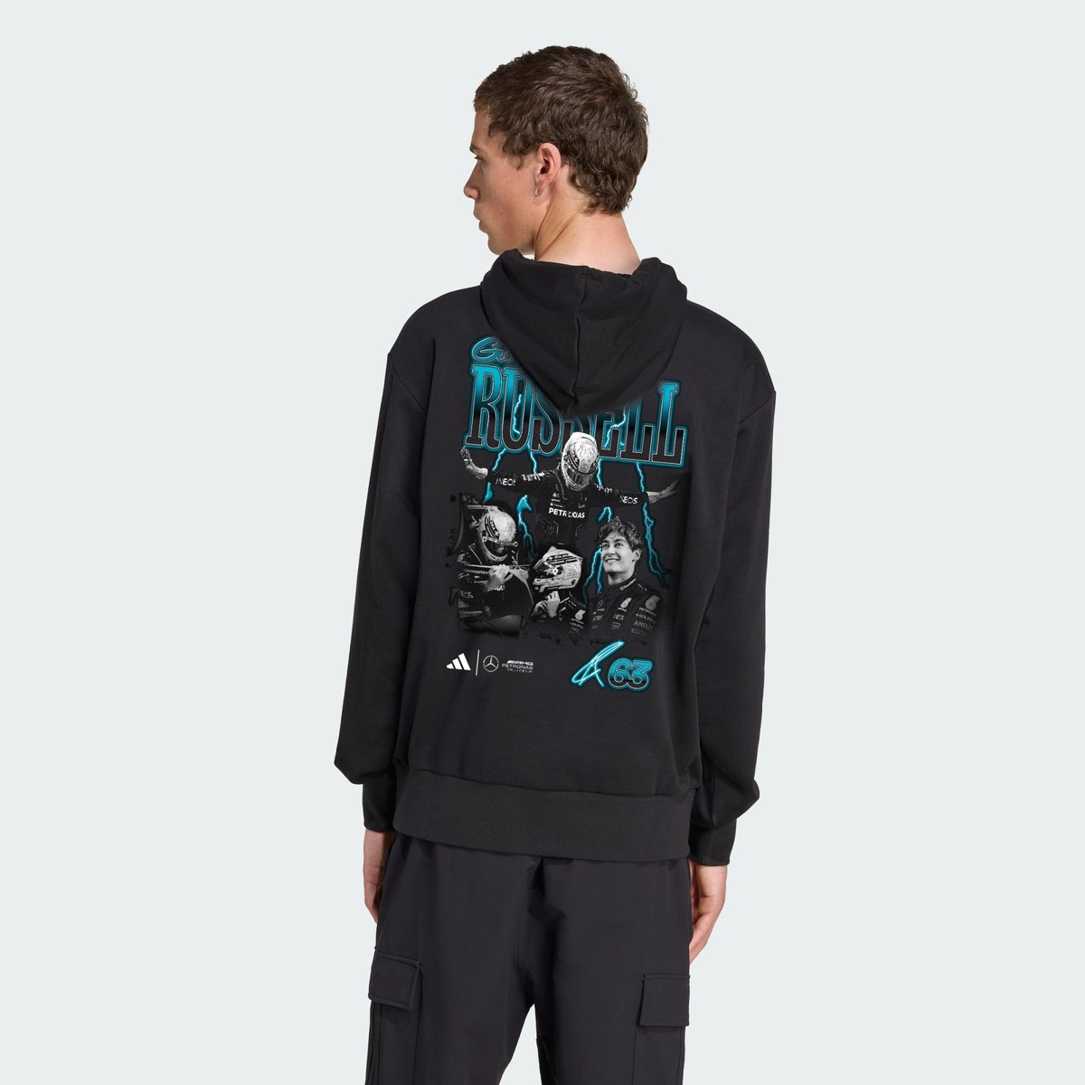 Hoodie Graphique George Russell Mercedes - Amg Petronas Formula One Team Hoodie Graphique George Russell Mercedes - Amg Petronas Formula One Team black, adidas Performance