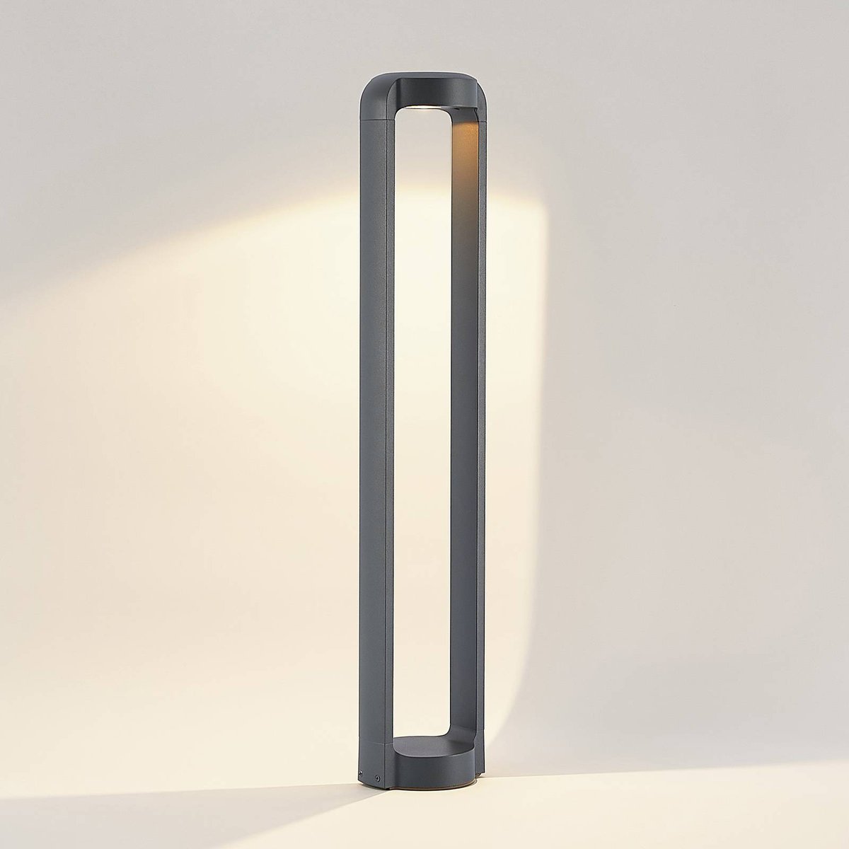 Luminaire extérieur en aluminium moderneLED anthracite, LUCANDE