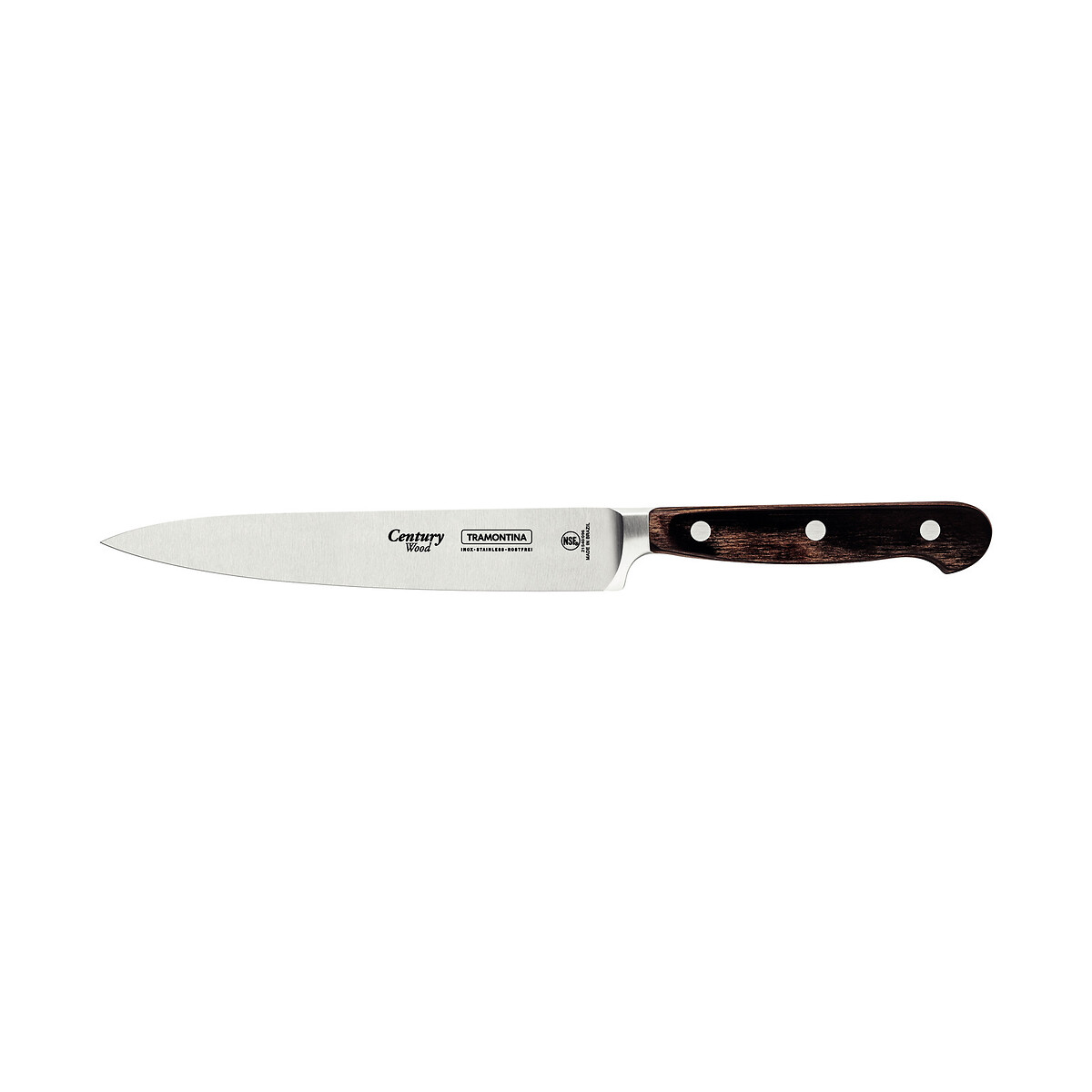 Faca Utility Century Wood 6", Tramontina madeira, TRAMONTINA