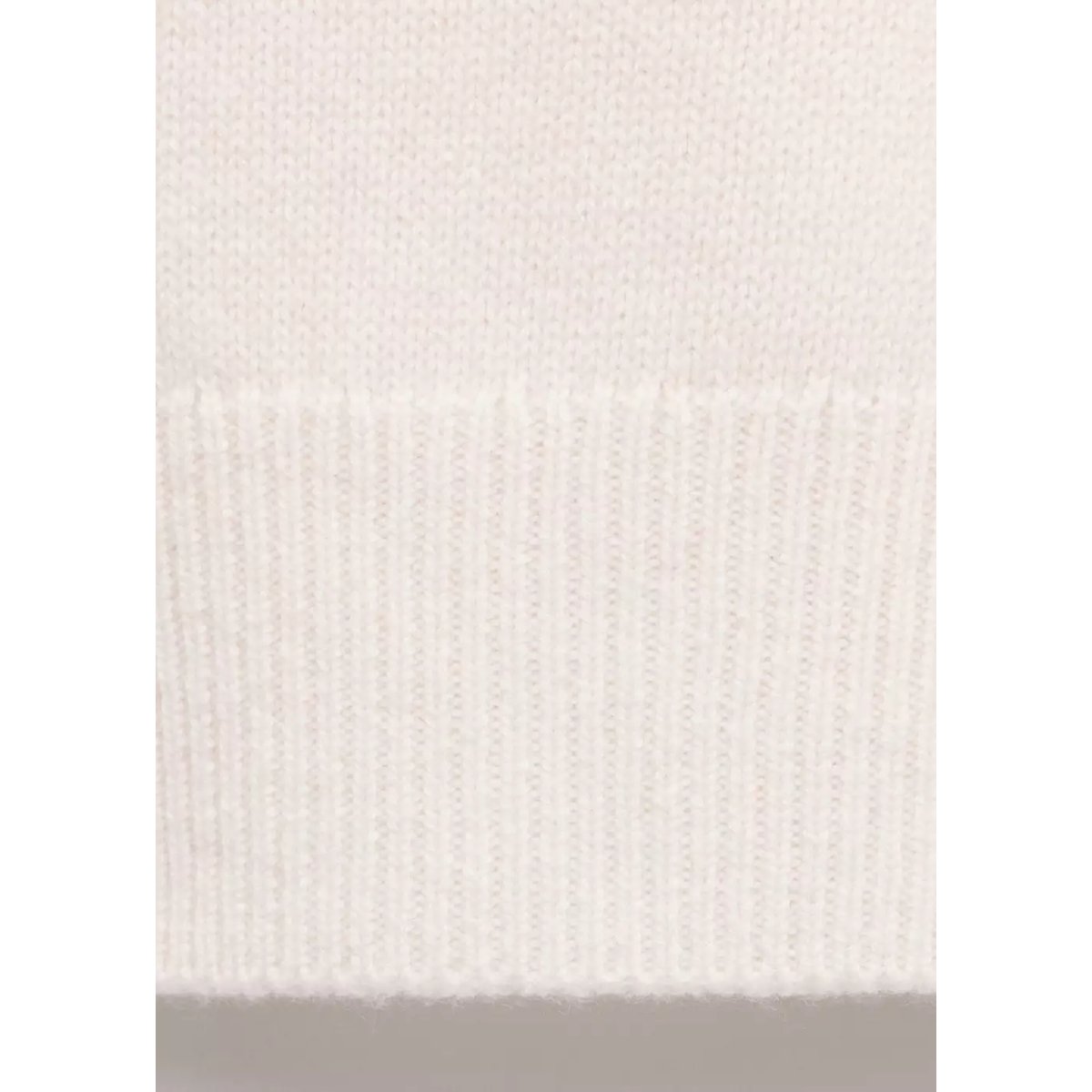 Pull en laine avec col contrastant blanc cassé, MANGO