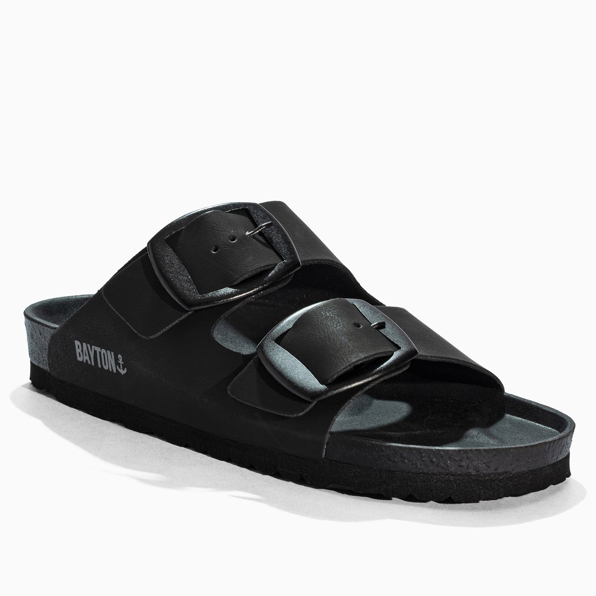 Sandales Vegan ALICANTE noir, BAYTON