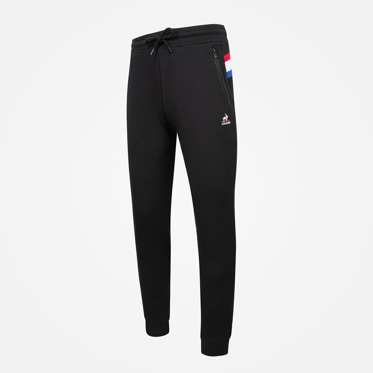 Pantalon de survêtement tricolore noir, LE COQ SPORTIF