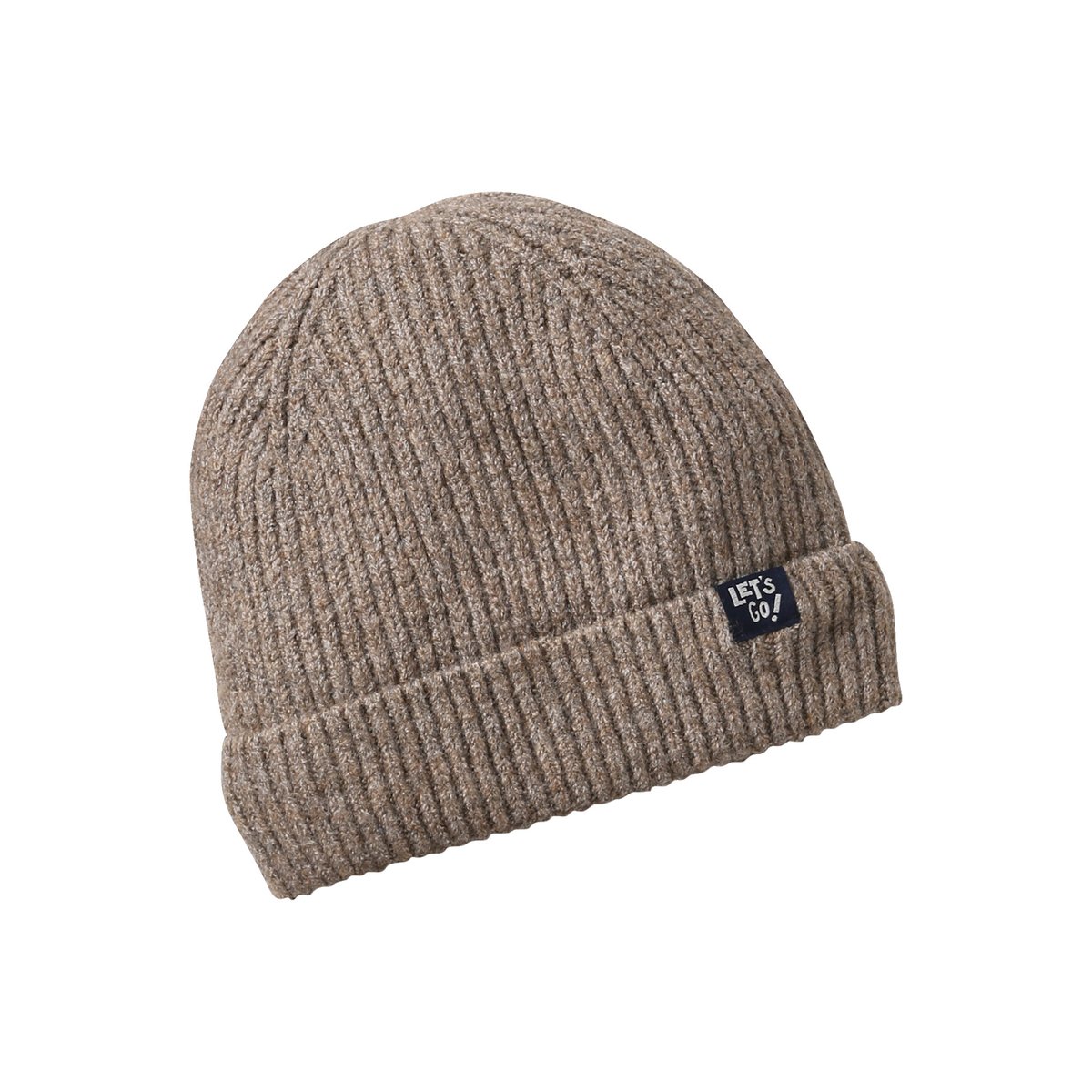 Ensemble bonnet, snood et gants taupe, VERTBAUDET
