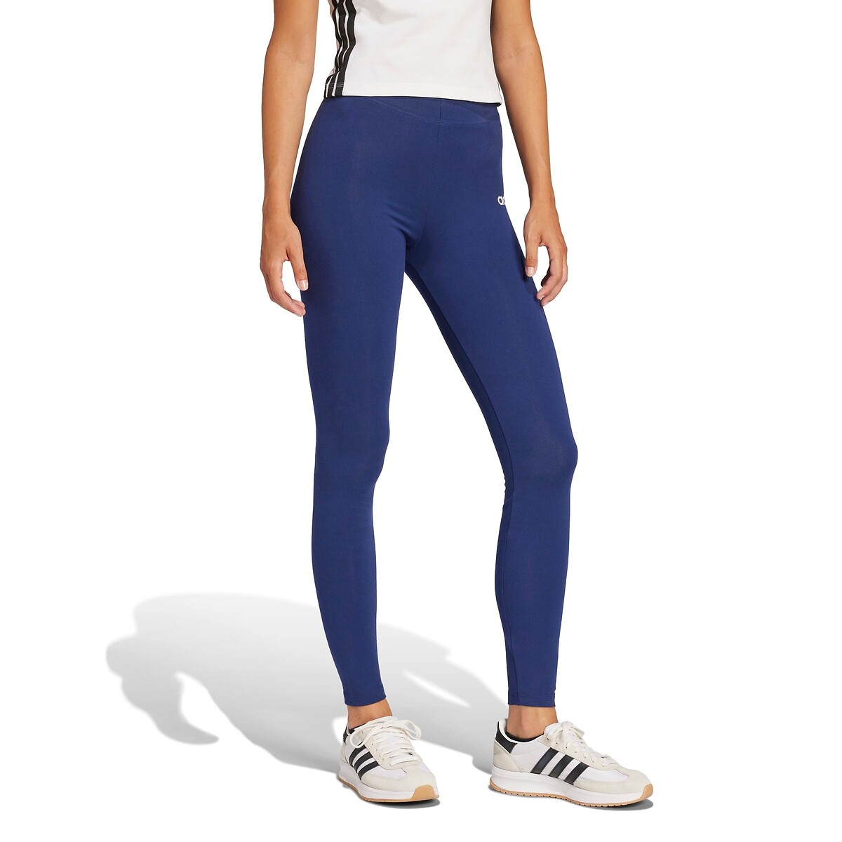 Leggings Essentials Linear blu marino, ADIDAS SPORTSWEAR