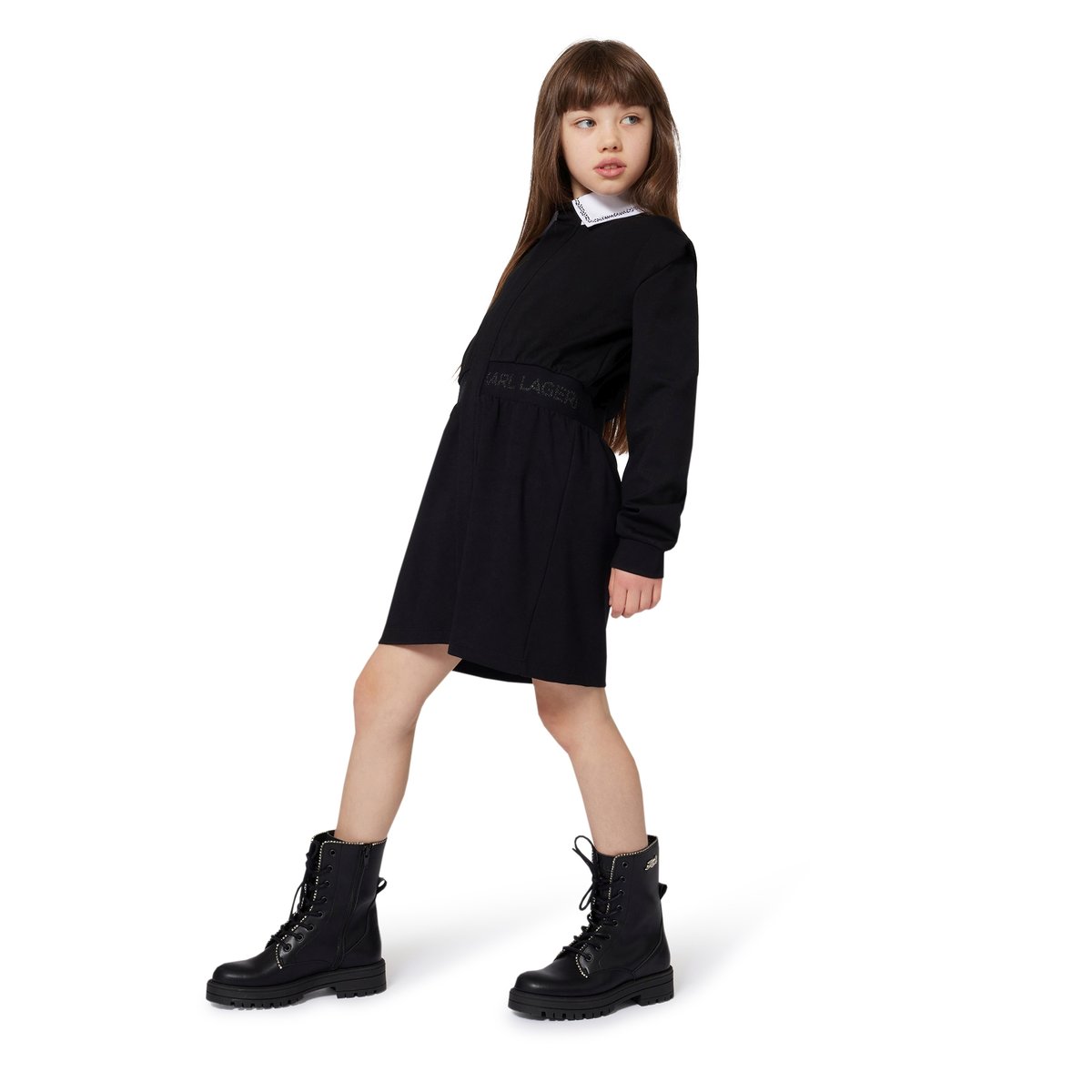 Robe à manches longues black, KARL LAGERFELD KIDS