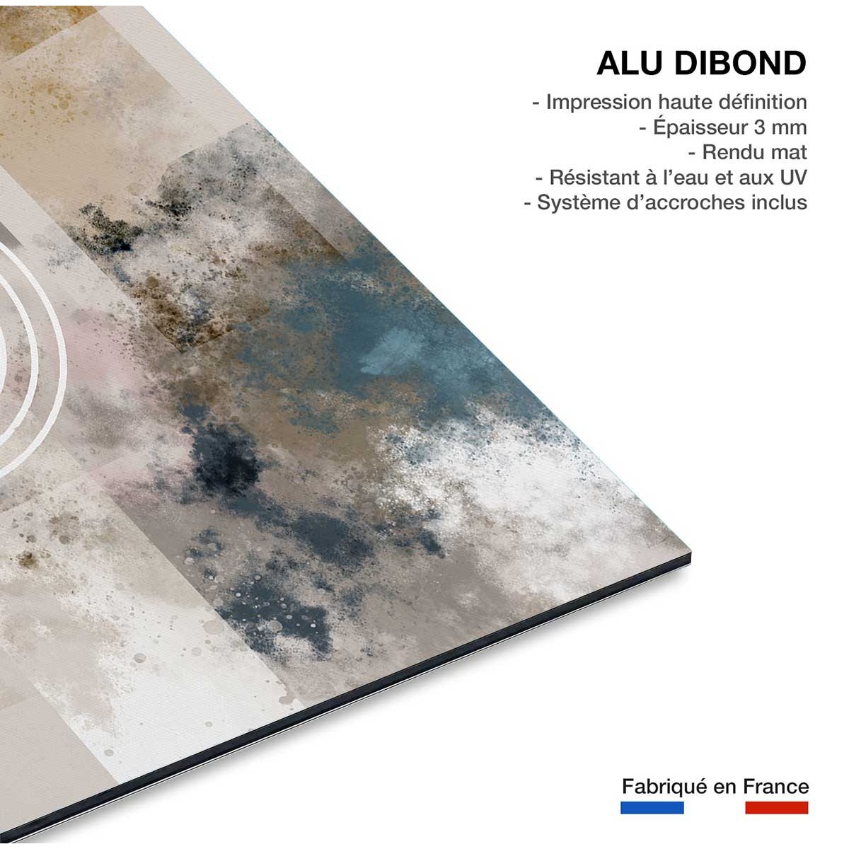 Tableau abstract Arc Alto tableau alu dibond, HEXOA