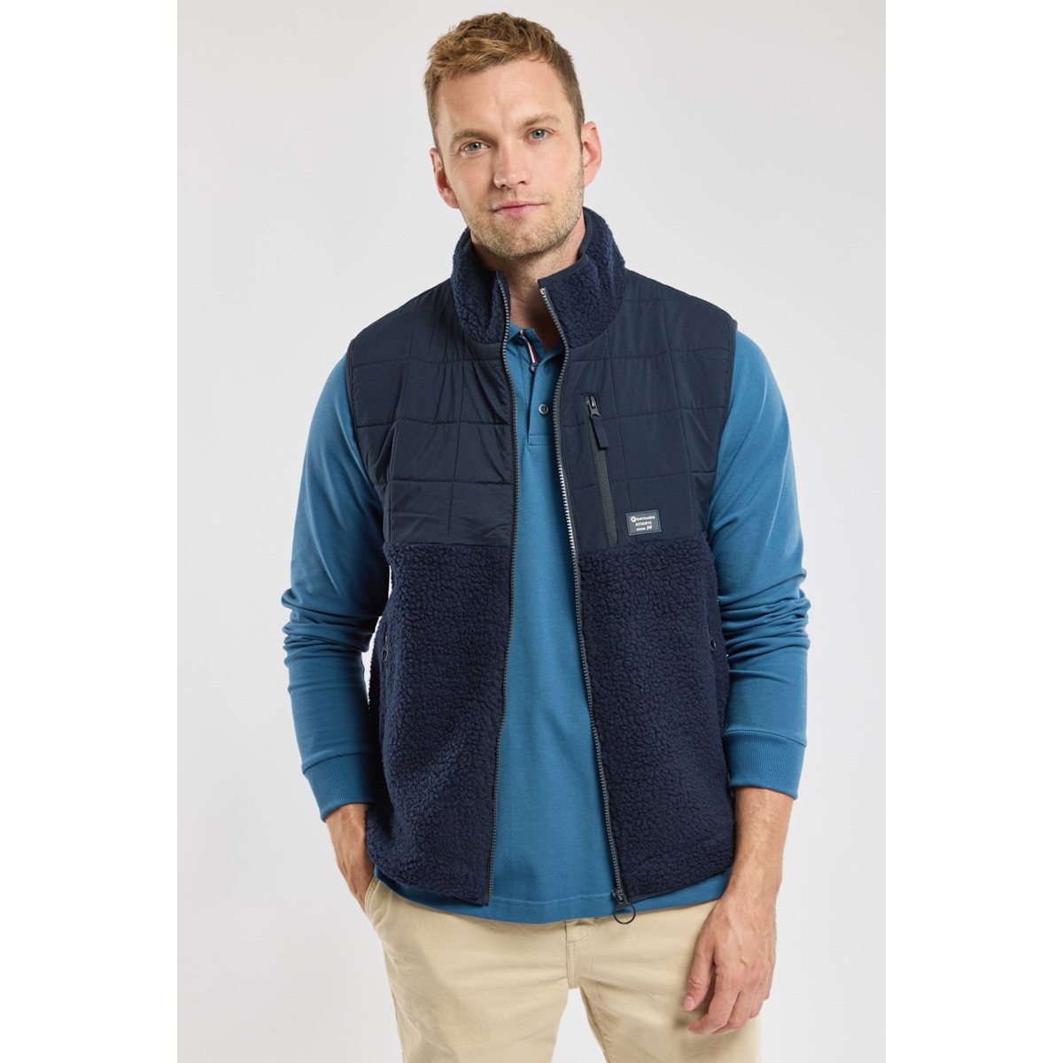 Veste polaire sans manches PENTAGON navy, BERMUDES