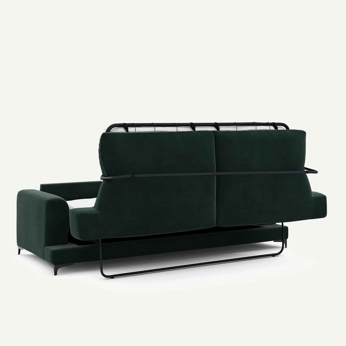 Canapé 4P convertible velours, Marsile vert tsar, AM.PM