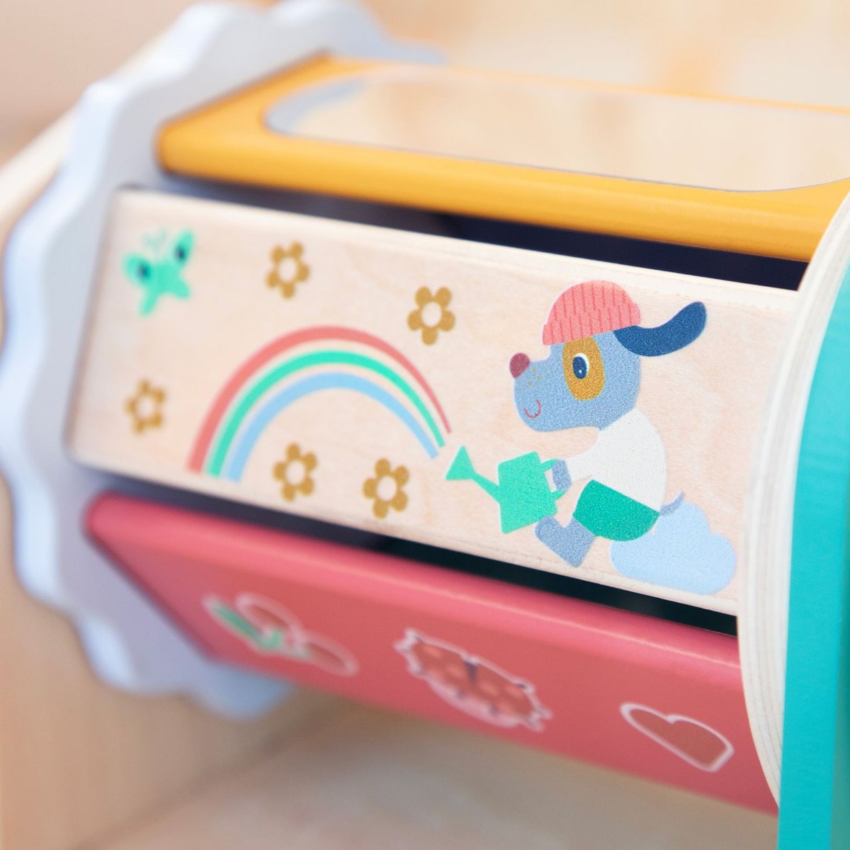 Tambour rotatif multicolore, LILLIPUTIENS