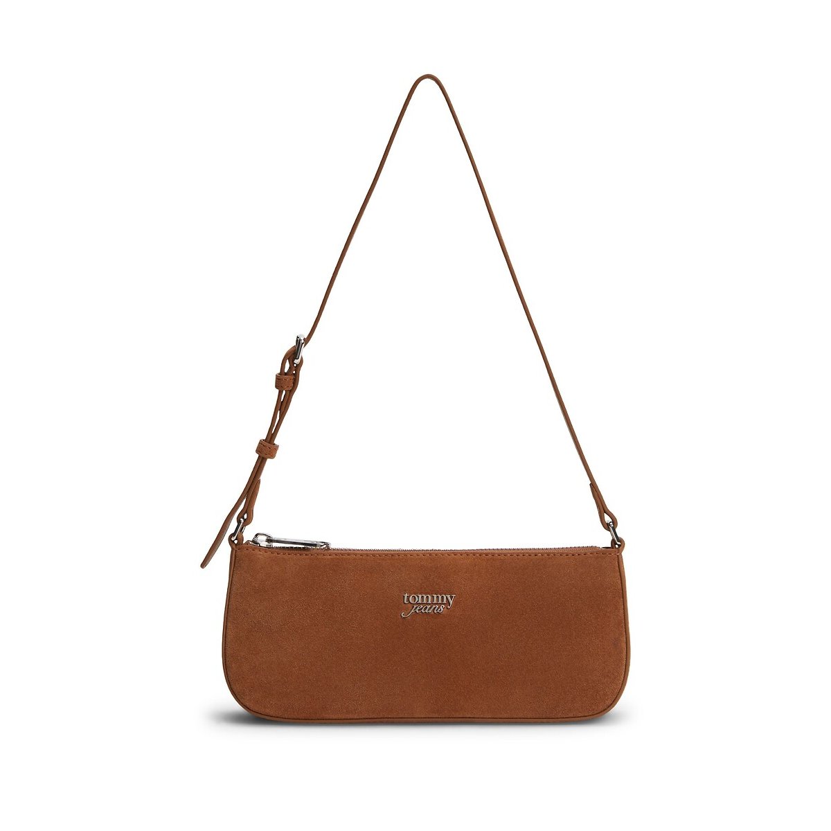 Sac bandoulière en suédine camel, TOMMY JEANS