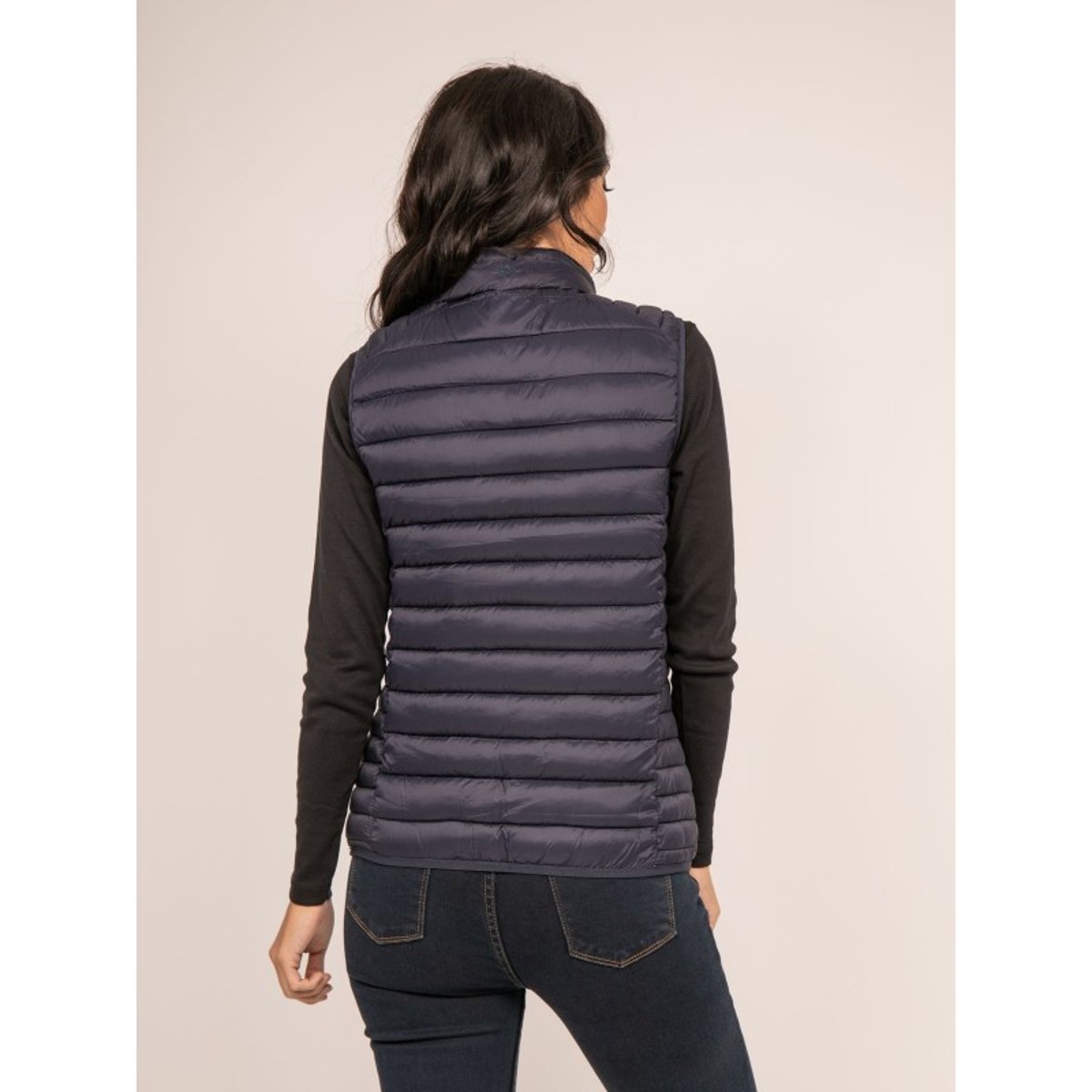Doudoune Sans Manches Ubik bleu marine, DONA LISA