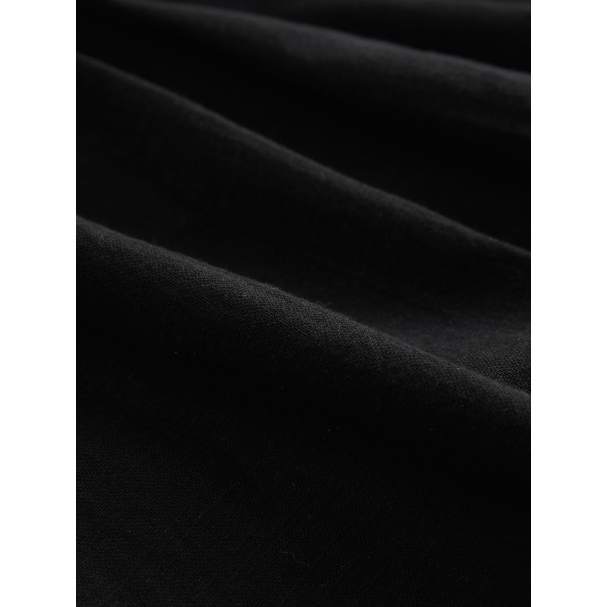 Mini robe à col v et manches bouffantes noir, NEXT