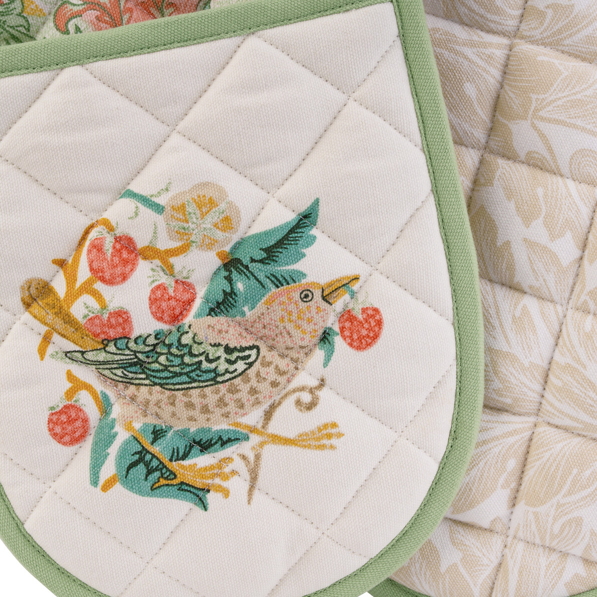 Kitchen Garden Double Oven Glove green, WILLIAM MORRIS AT HOME