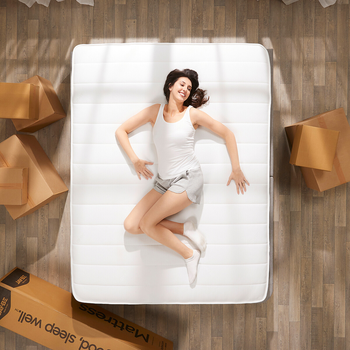 Jay-Be® 1000 e-Pocket™ Truecore® Eco-Friendly Mattress white, JAY-BE