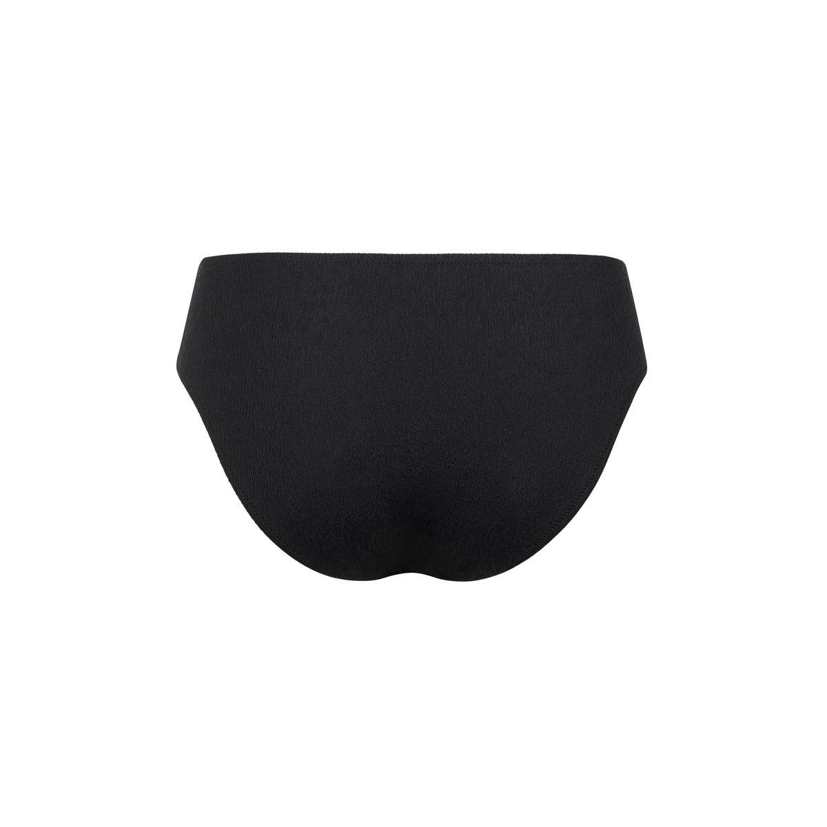 Bas maillot slip de bain taille haute MALAGA noir, LISCA