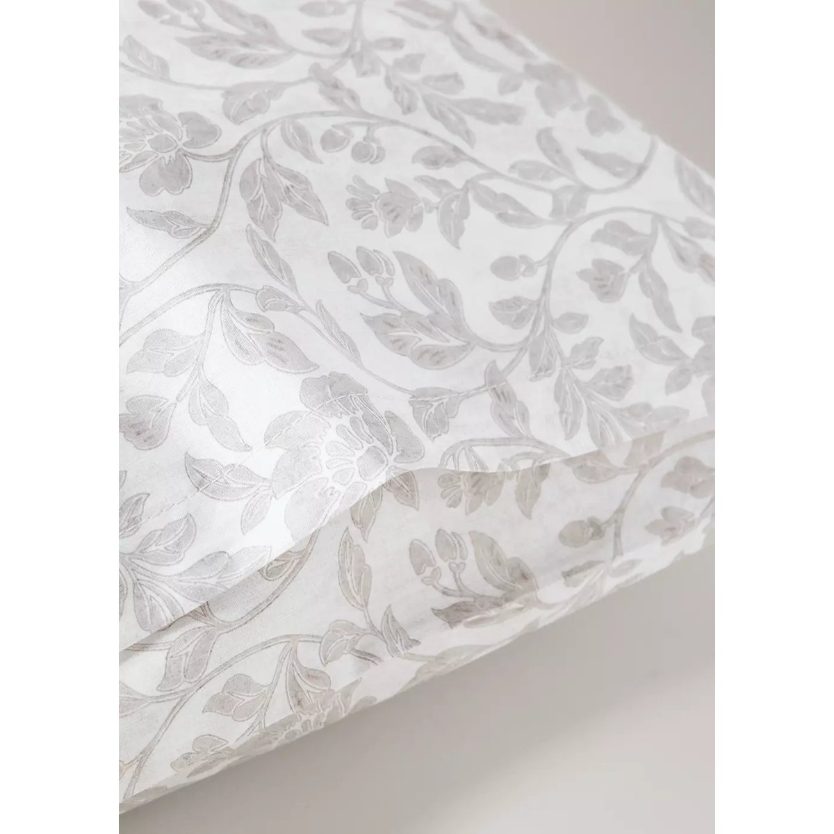 Lot de 2 taies d’oreiller en coton à fleurs 50 × 75 cm écru, MANGO HOME