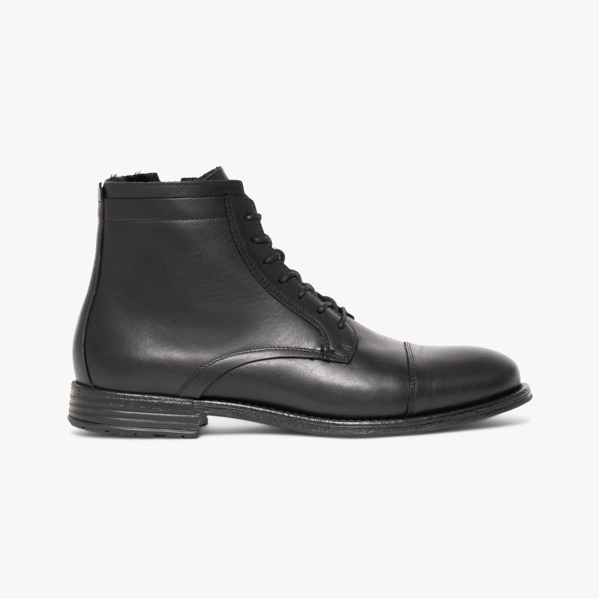 Boots À Talon en cuir RAFF noir, BOCAGE