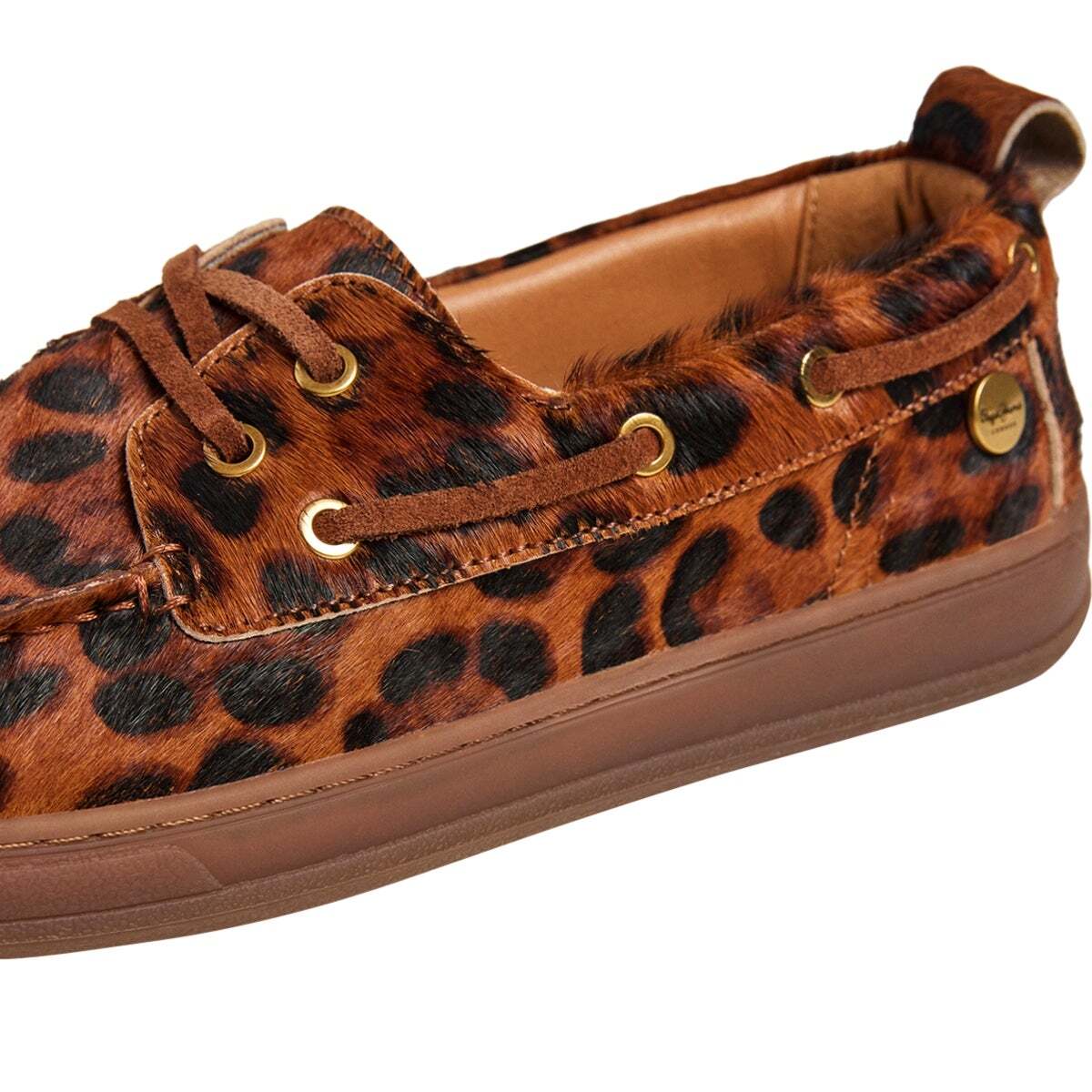 Ball - Sabots À Imprimé Animal brun noix, PEPE JEANS