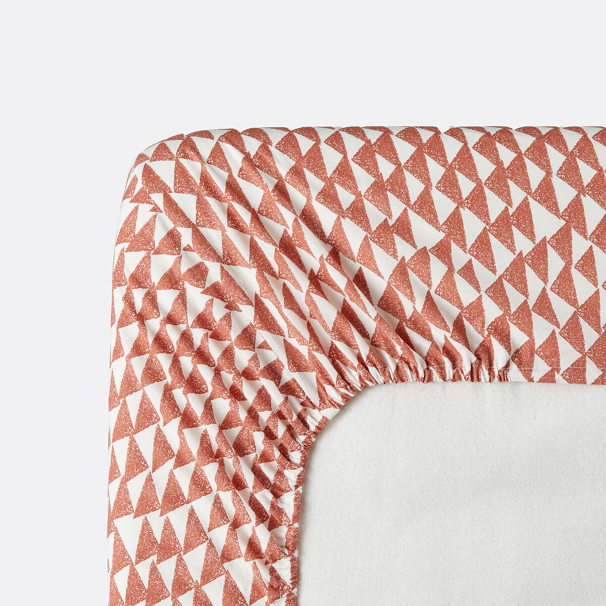 Drap housse coton bonnet 25 cm, Tiebele imprimé, LA REDOUTE INTERIEURS