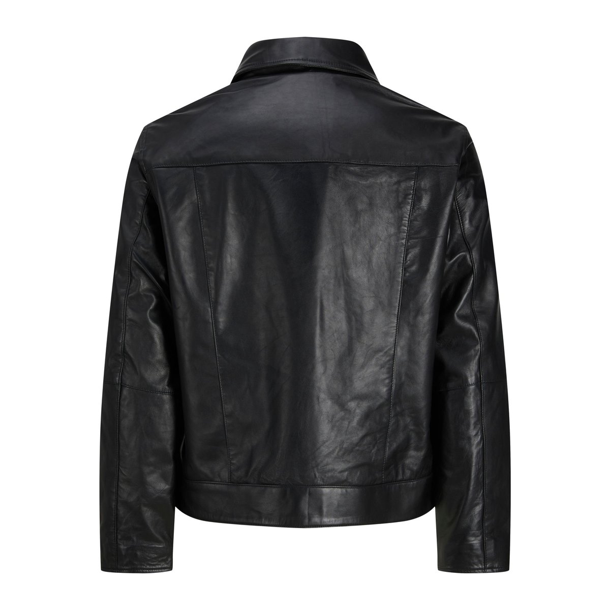 Veste En Cuir black 1, JACK & JONES