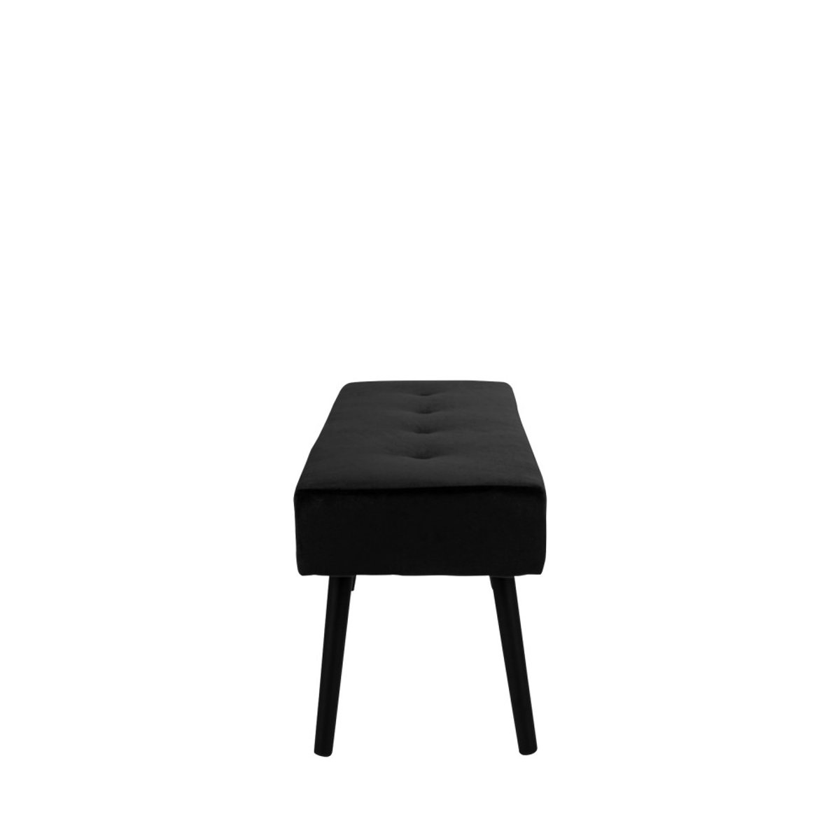 Banc en velours L100cm- SKIBY noir, HOUSE NORDIC