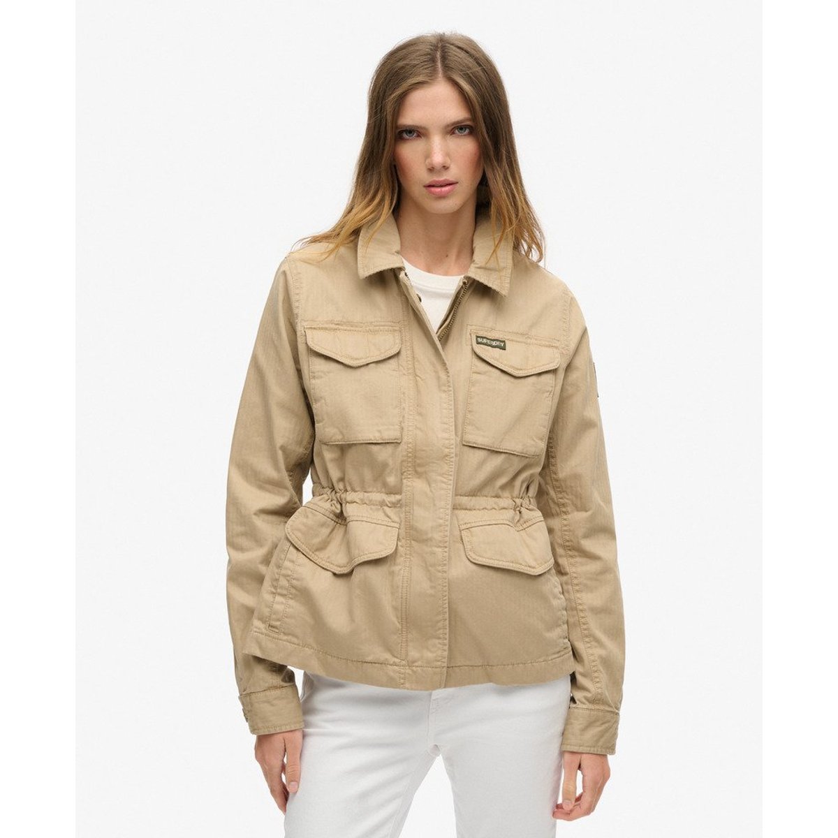 Veste militaire doublée M65 beige canyon, SUPERDRY