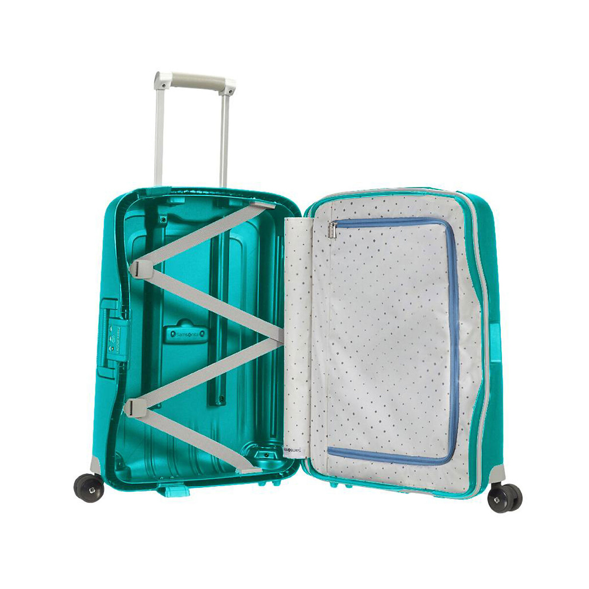 S`CURE Mala de Cabine, 55cm, com 4 Rodas, da Samsonite azul, SAMSONITE