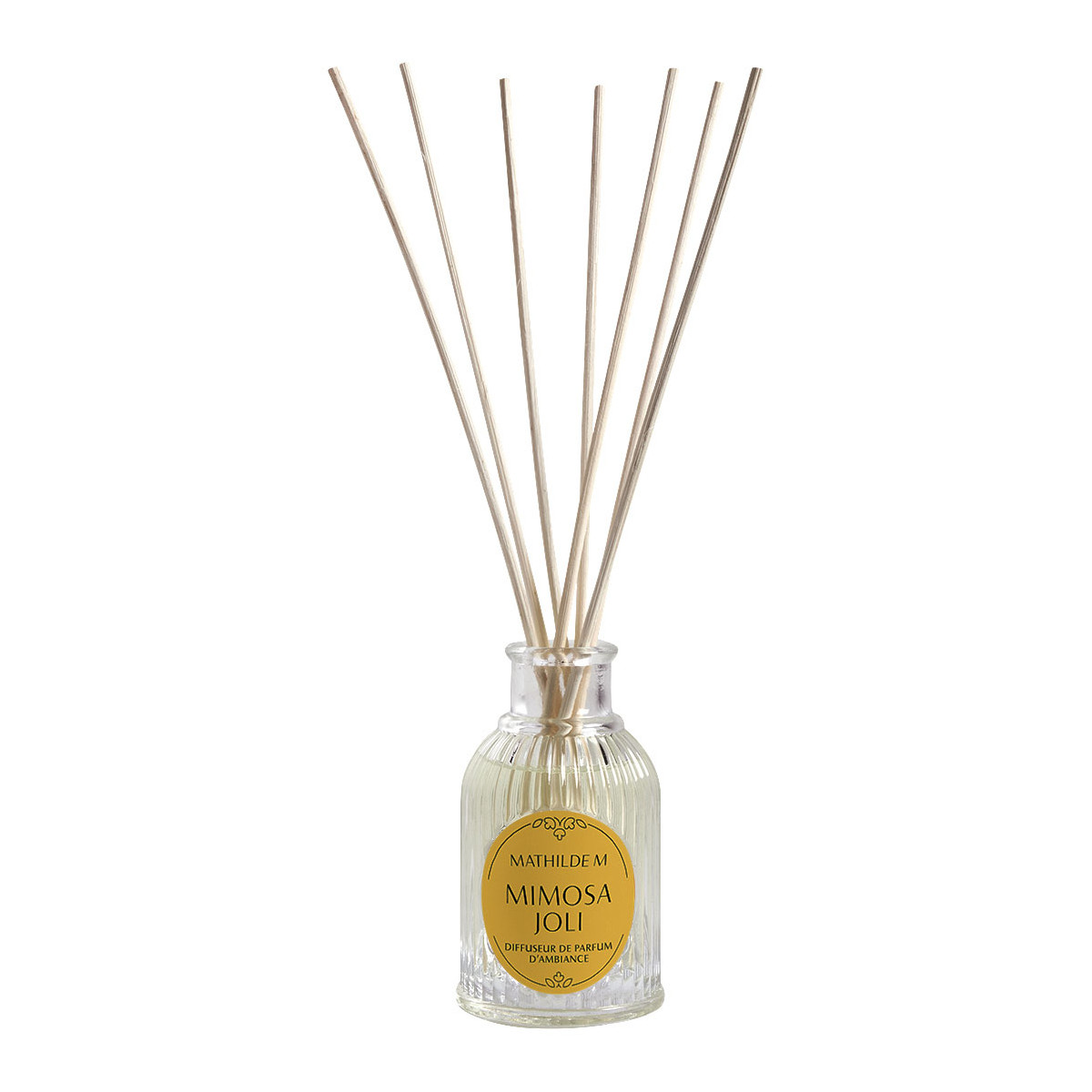 Diffuseur parfum d'ambiance 90 ml - Mimosa transparent, MATHILDE M