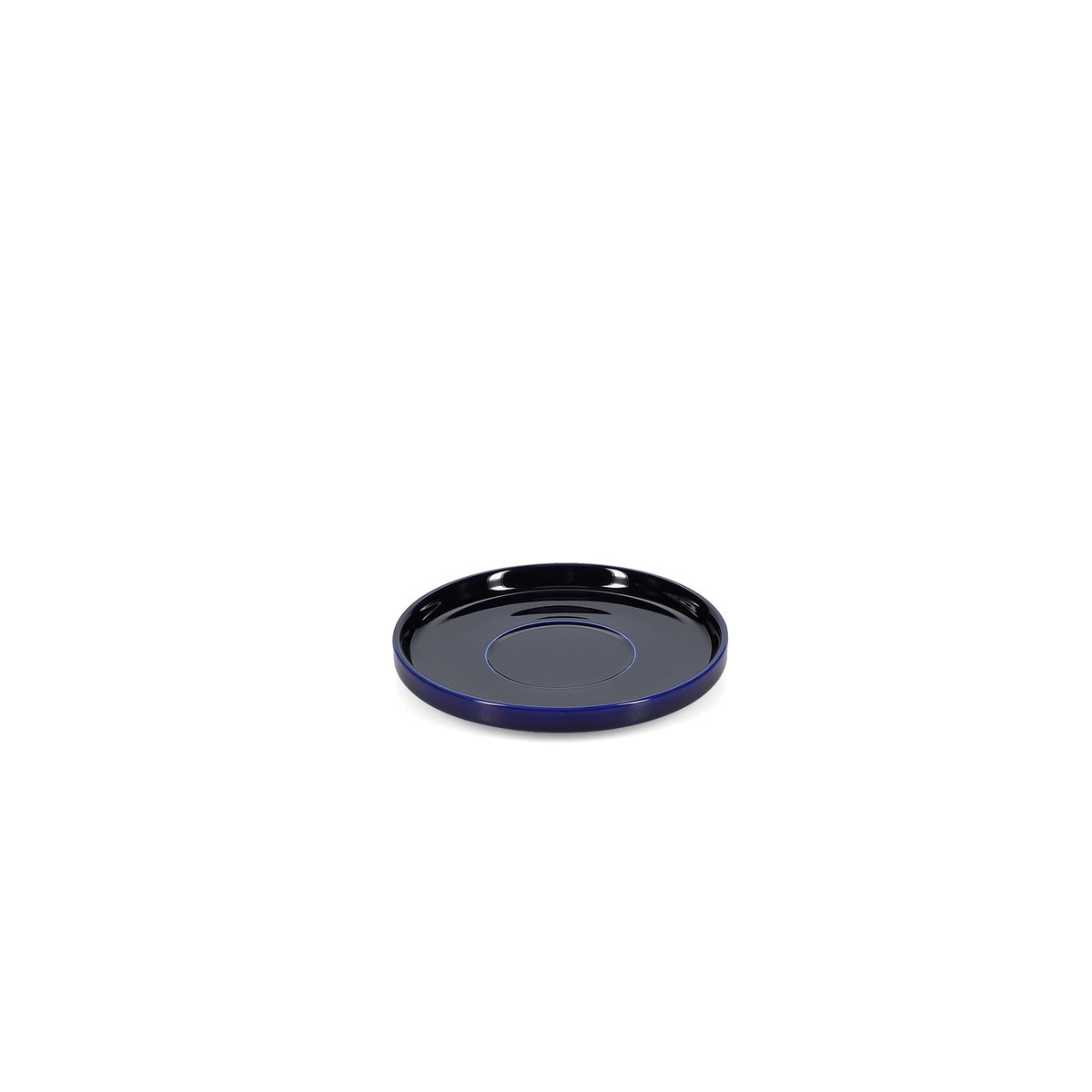 Lot de 4 soucoupes ASTER bleu, SP COLLECTION