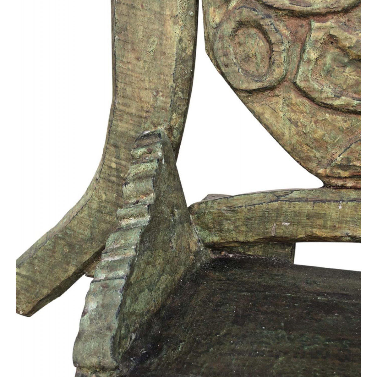 Fauteuil marron, DECORATION D’AUTREFOIS