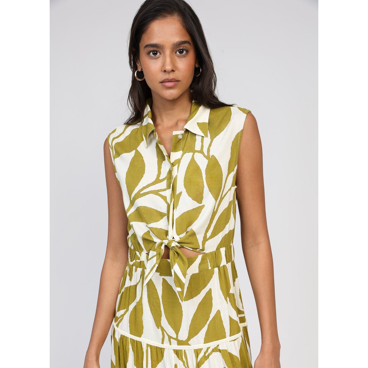 Robe Longue OPAVIA liam olive, AN'GE