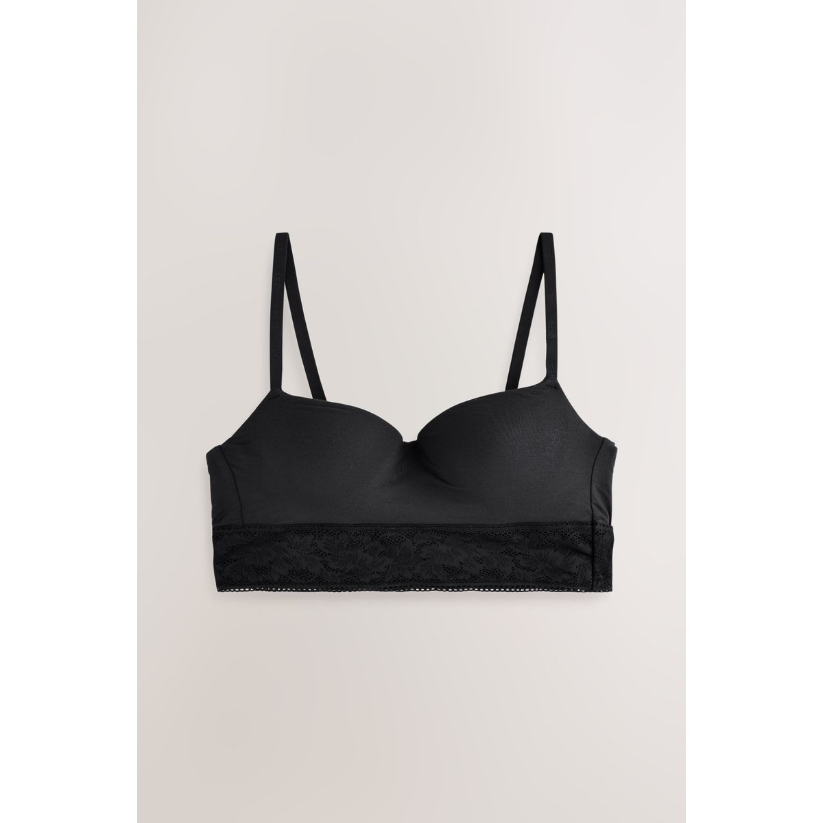 Soutien-gorge avec liseré en dentelle noir, NEXT