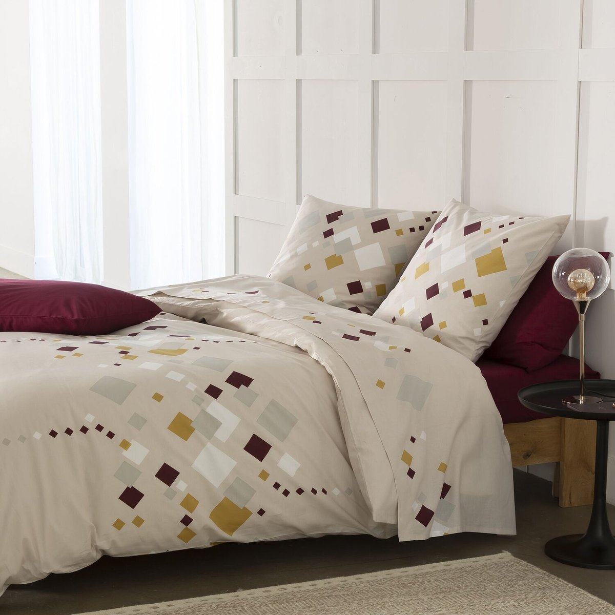 Parure housse de couette en coton imprimée, Tigy imprime, C DESIGN HOME TEXTILE