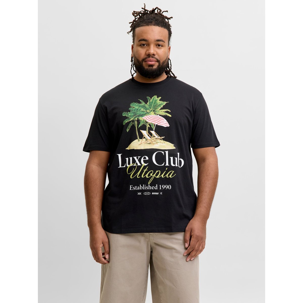 T-Shirt noire - black, JACK & JONES