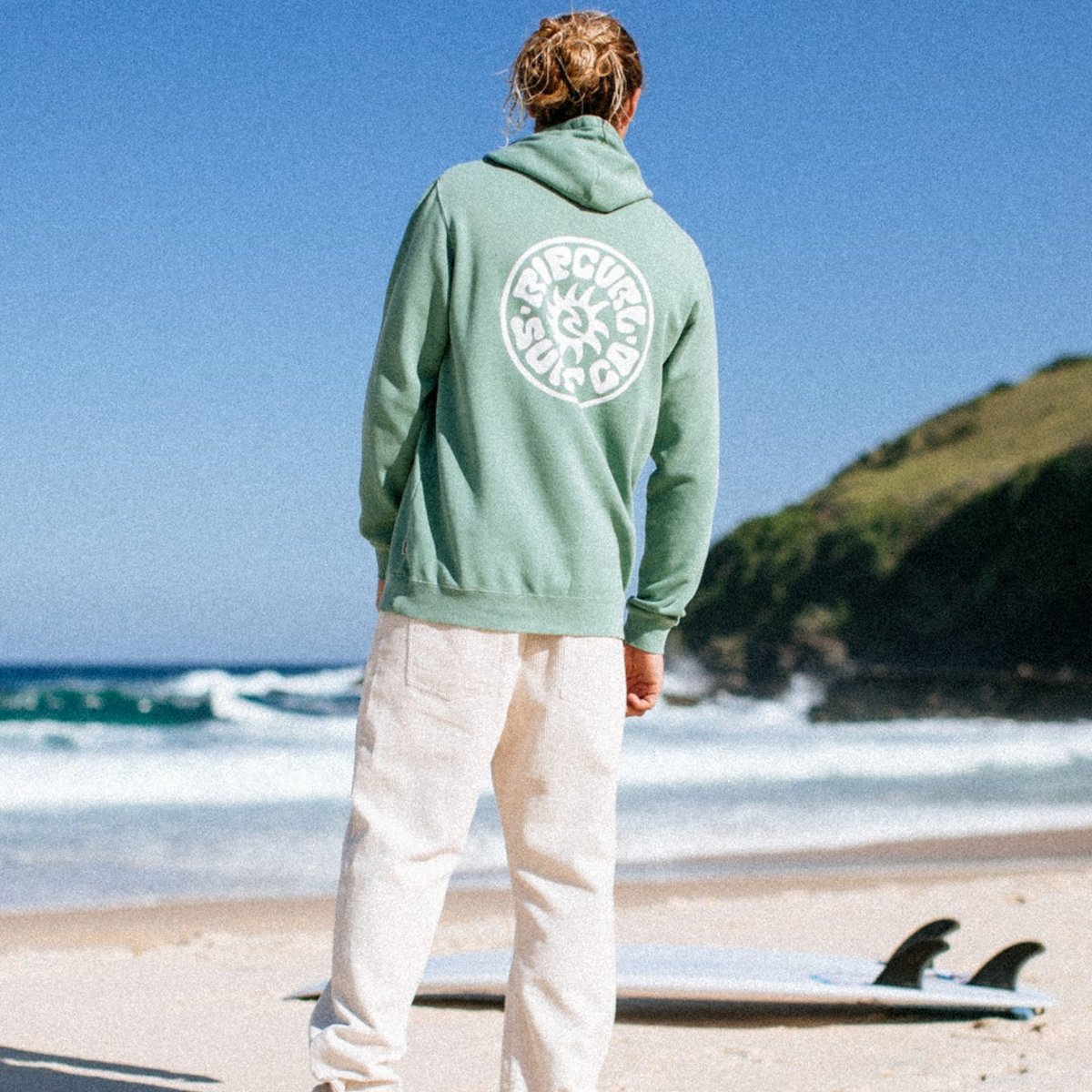 Sweat à capuche Pacific Rinse aloe, RIP CURL