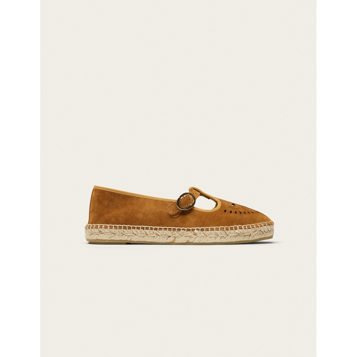Espadrilles DINA suède ambre, ODAJE