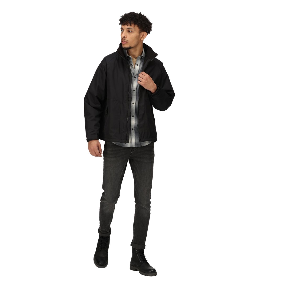Manteau imperméable noir, REGATTA